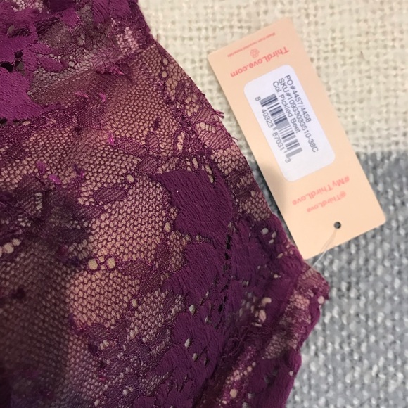 Third Love all day lace bra, nwt, purple - Picture 2 of 3